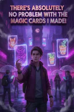 There’s Absolutely No Problem With The Magic Cards I Made! novel cover