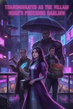 Transmigrated as the Villain Boss's Precious Darling novel cover