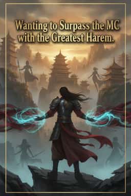 Wanting to Surpass the MC with the Greatest Harem. novel cover