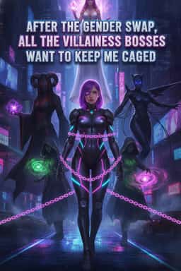 After the Gender Swap, All the Villainess Bosses Want to Keep Me Caged novel cover