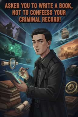 Asked you to write a book, not to confess your criminal record!
