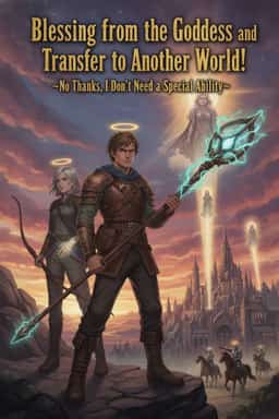 Blessing from the Goddess and Transfer to Another World! ~No Thanks, I Don’t Need a Special Ability~ novel cover