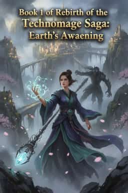 Book 1 of Rebirth of the Technomage Saga: Earth's Awakening novel cover