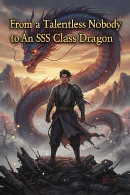 From a Talentless nobody to An SSS Class Dragon novel cover