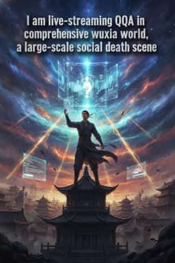 I am live-streaming Q&A in comprehensive wuxia world, a large-scale social death scene novel cover
