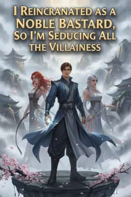 I Reincarnated as a Noble Bastard, So I'm Seducing All the Villainess novel cover