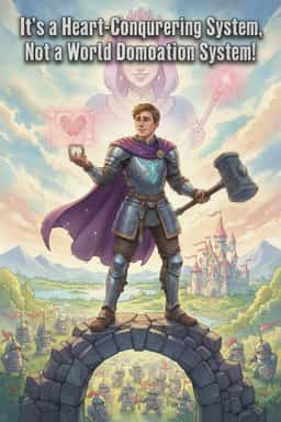 It's a Heart-Conquering System, Not a World Domination System! novel cover
