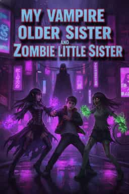 My Vampire Older Sister and Zombie Little Sister novel cover