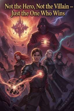 Not the Hero, Not the Villain — Just the One Who Wins novel cover