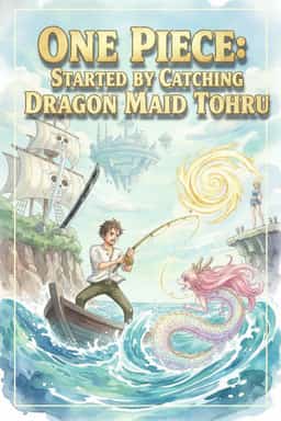 One Piece: Started by Catching Dragon Maid Tohru novel cover