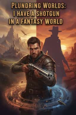 Plundering Worlds: I Have a Shotgun in a Fantasy World novel cover