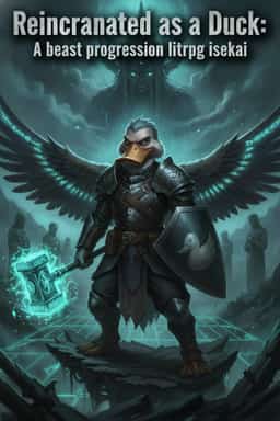 Reincarnated as a Duck: A beast progression litrpg isekai novel cover