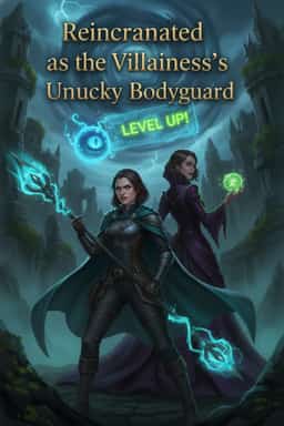 Reincarnated as the Villainess’s Unlucky Bodyguard novel cover