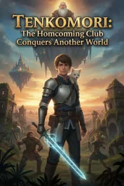 Tenkomori: The Homecoming Club Conquers Another World novel cover