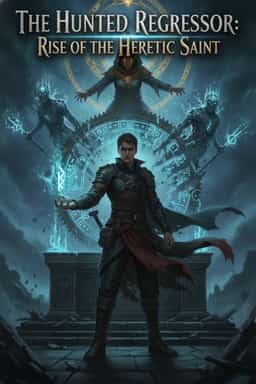 The Hunted Regressor: Rise of the Heretic Saint novel cover