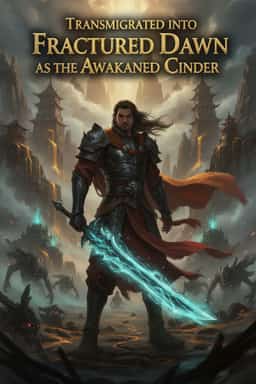 Transmigrated into Fractured Dawn as the Awakened Cinder novel cover